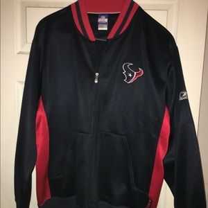 Houston Texans zip up jacket NFL Reebok